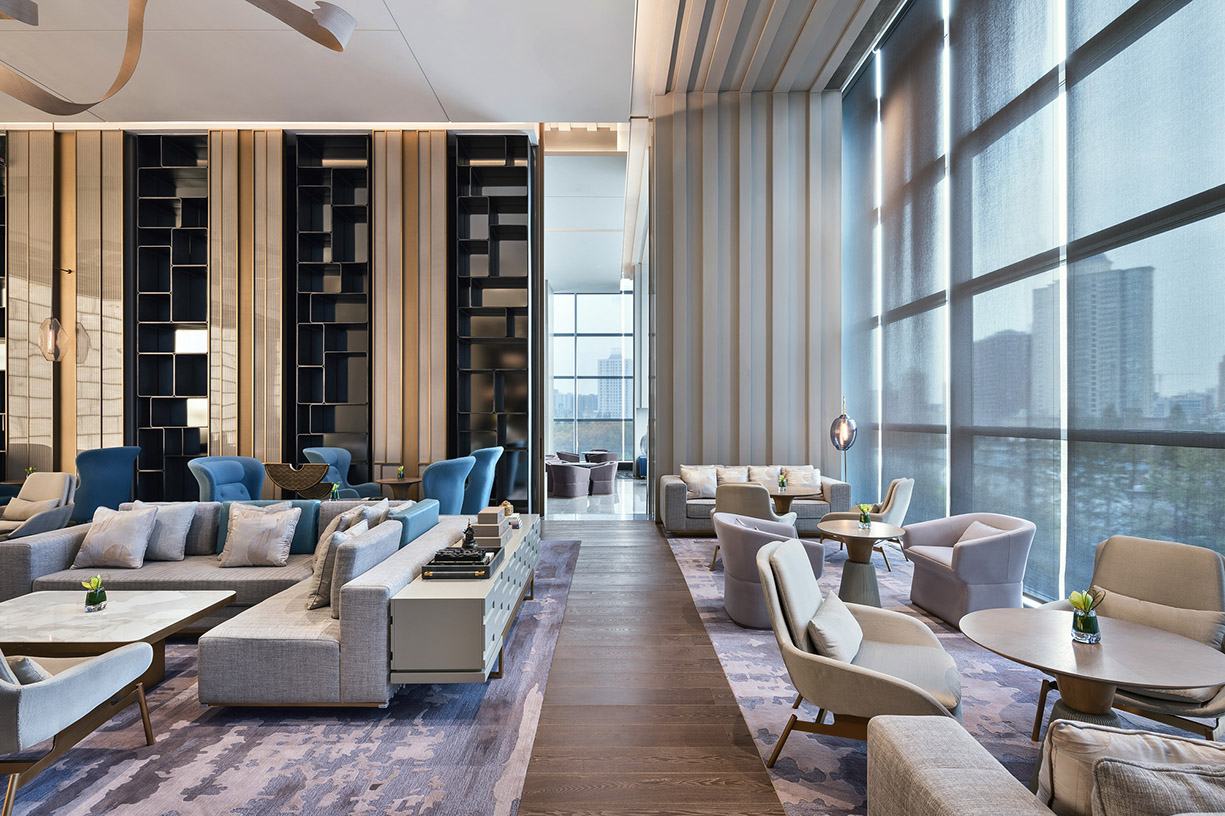 杨邦胜五星酒店设计作品_南京凯宾斯基酒店大堂吧 杨邦胜五星酒店设计作品_南京凯宾斯基酒店大堂吧